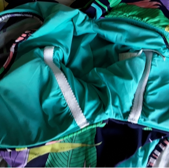 Trina Turk Floral Midnight Harvest Swimsuit - Picture 5 of 16